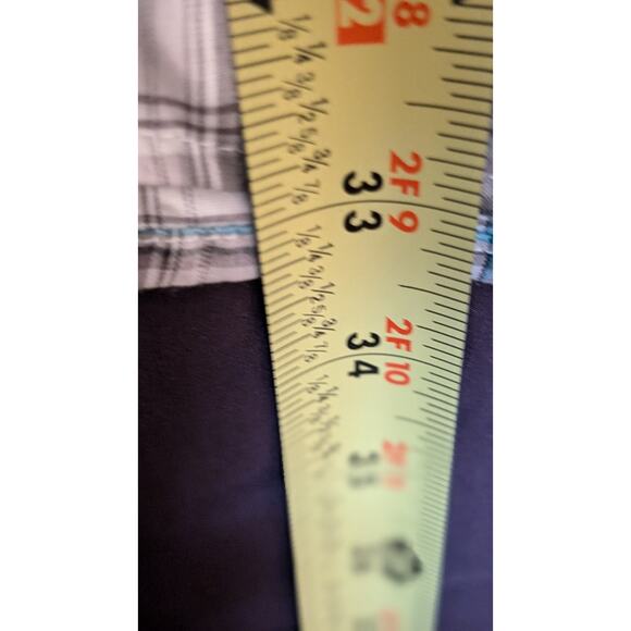 Quiksilver Black Gray Teal Plaid Short Sleeve Button Front Shirt Mens Sz XXL - Picture 7 of 10